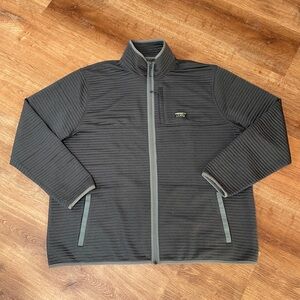 LL Bean Mens Airlight Knit Full Zip Jacket 3XL Tall XXXLT Gray